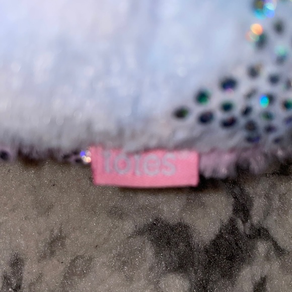 NWOT Totes Toasties Unicorn Girl Slippers - Picture 5 of 9